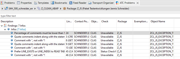 Screenshot Eclipse Result